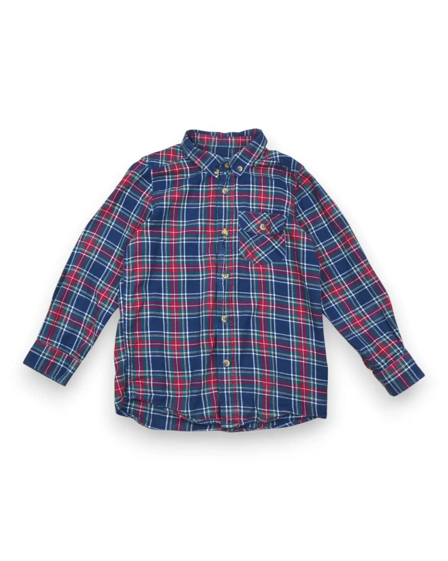 Camisa Flanela Xadrez ZIPPY - 5-6 Anos