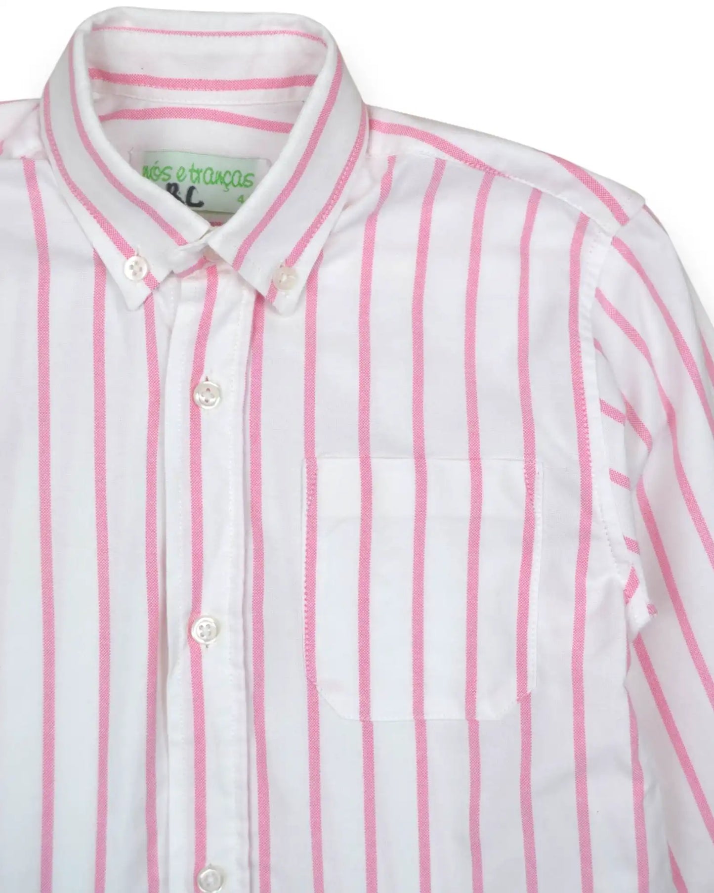 Camisa Riscas NÓS E TRANÇAS - 4 Anos