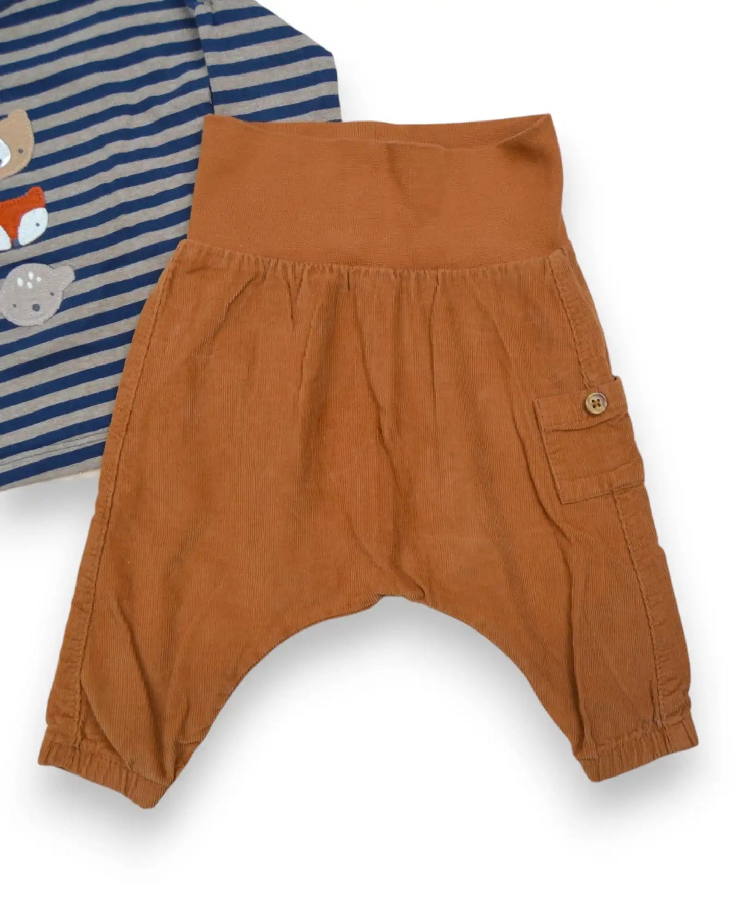 Conjunto T-Shirt e Calças NEXT & H&M - 3-6 Meses