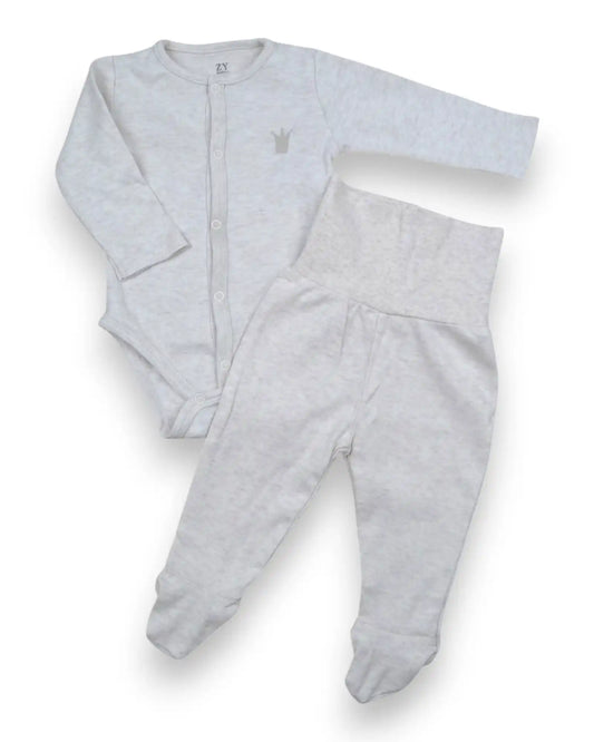 Conjunto Bege ZIPPY - 3-6 Meses