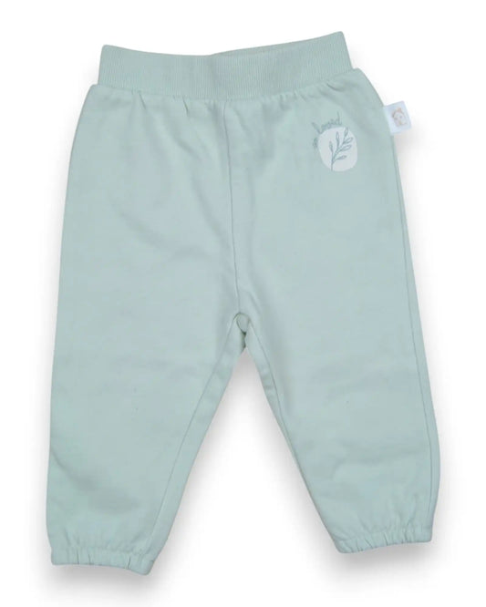 Calças Verdes Felpa MO KIDS - 3-6 Meses