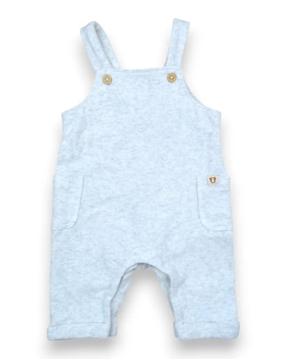 Jardineiras Cinza PRENATAL - 3-6 Meses