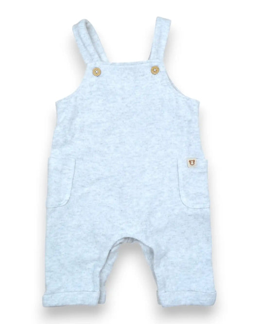 Jardineiras Cinza PRENATAL - 3-6 Meses