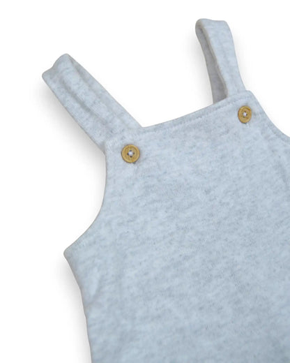Jardineiras Cinza PRENATAL - 3-6 Meses