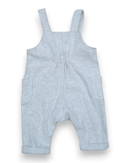 Jardineiras Cinza PRENATAL - 3-6 Meses