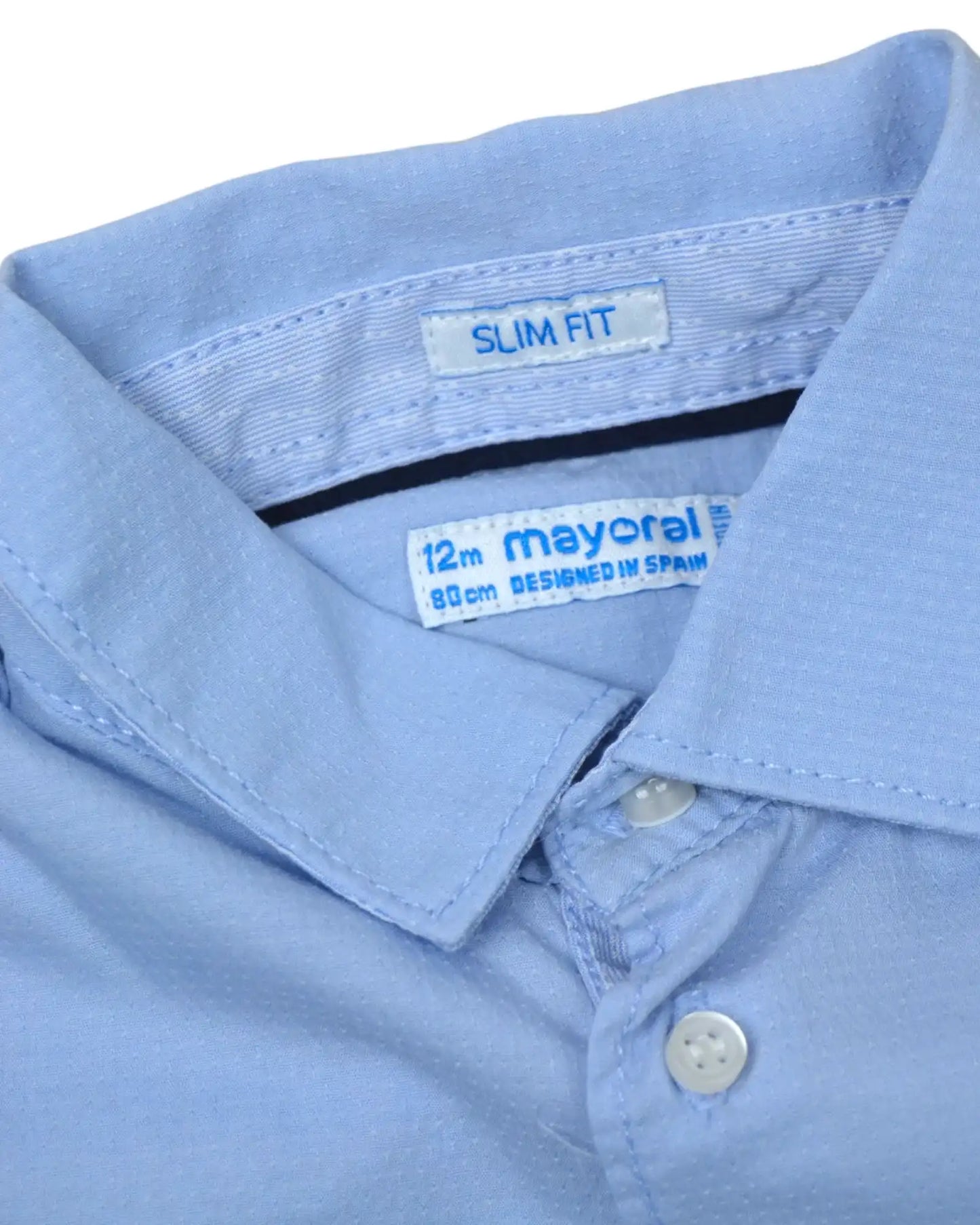 Camisa Azul MAYORAL - 12 Meses