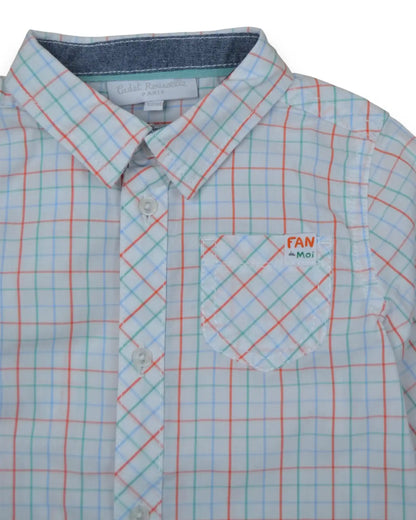 Camisa Xadrez CADET ROUSSELLE - 12 Meses