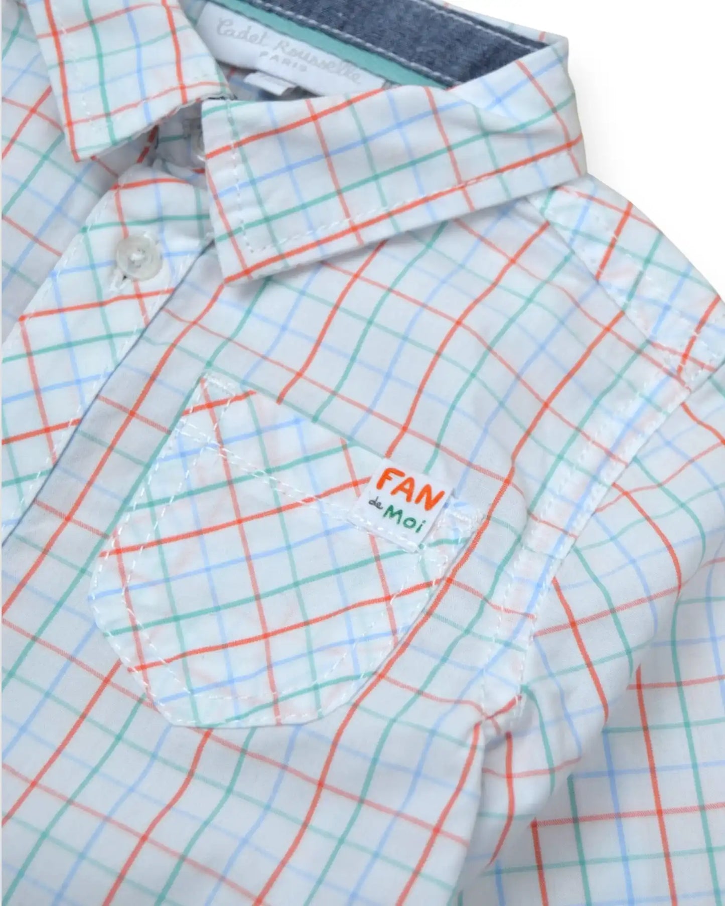Camisa Xadrez CADET ROUSSELLE - 12 Meses