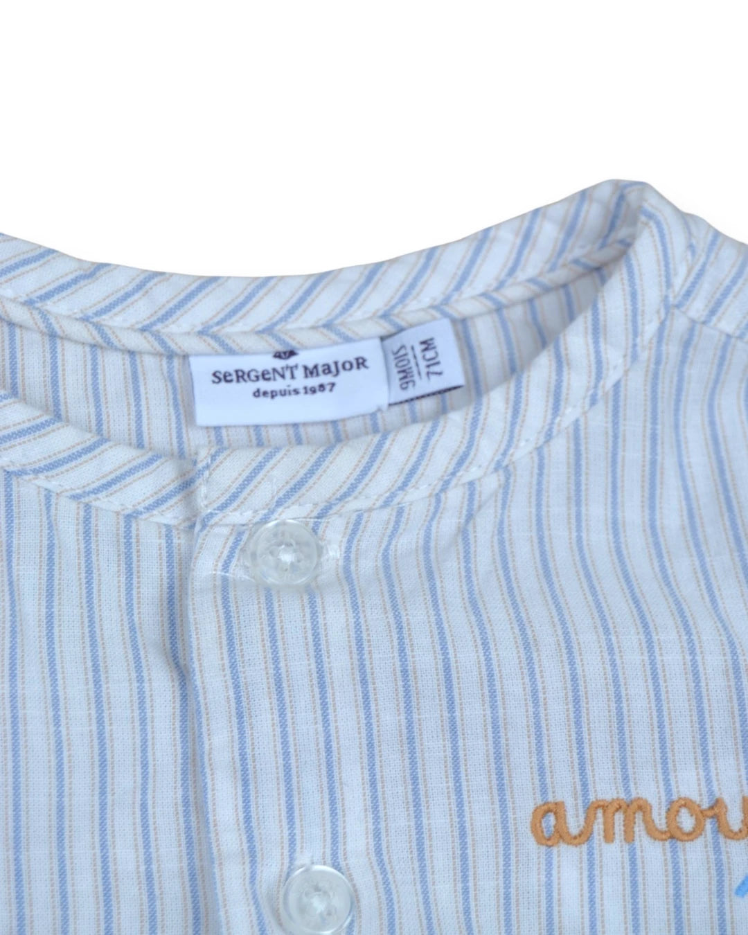 Camisa Riscas SERGENT MAJOR - 9 Meses