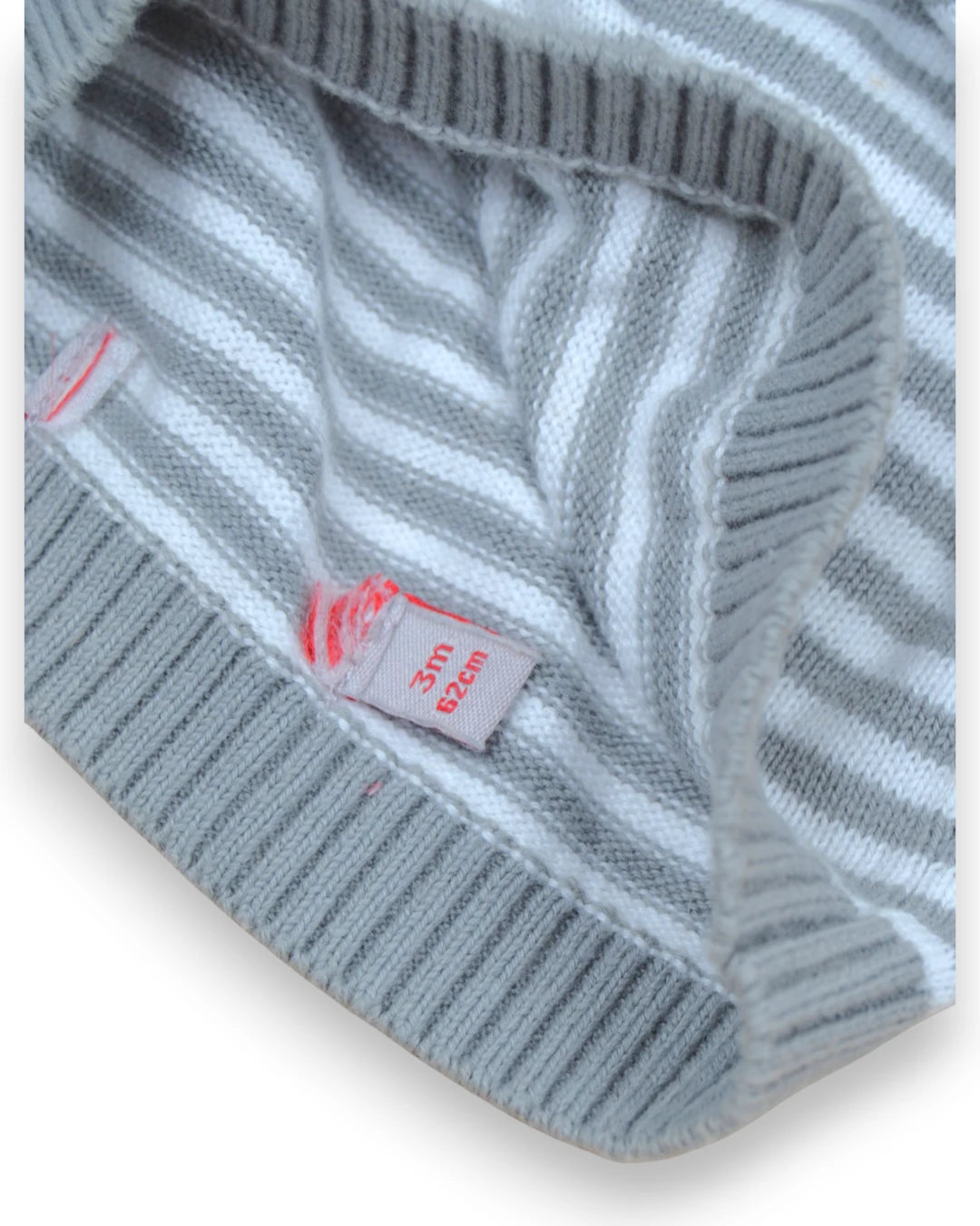Gorro Bebé Riscas - 3 Meses