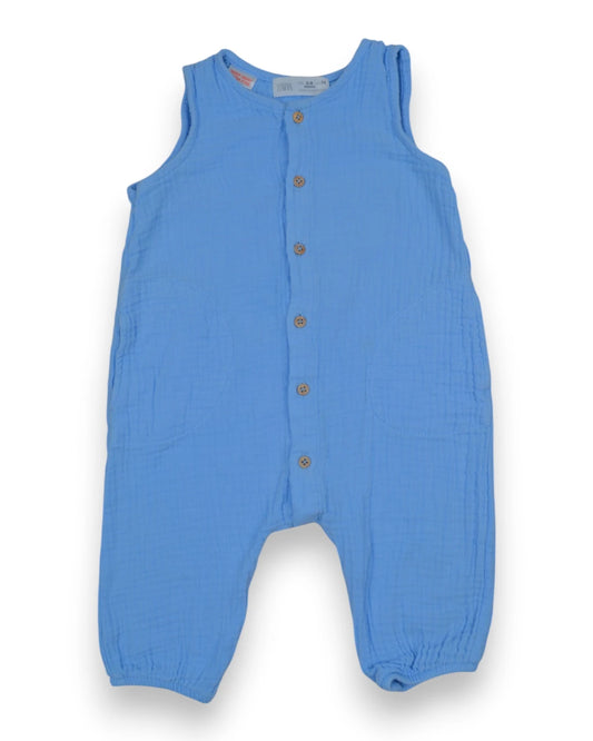 Macacão Musselina ZARA - 6-9 Meses
