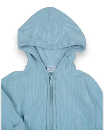 Casaco Malha Azul ZIPPY - 6-9 Meses