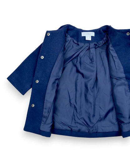 Blue Overcoat EARLY DAYS - 6-9 Months