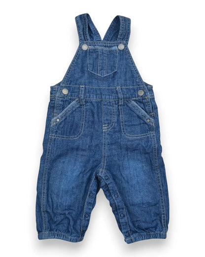 ZIPPY Denim Overalls - 3-6 Months