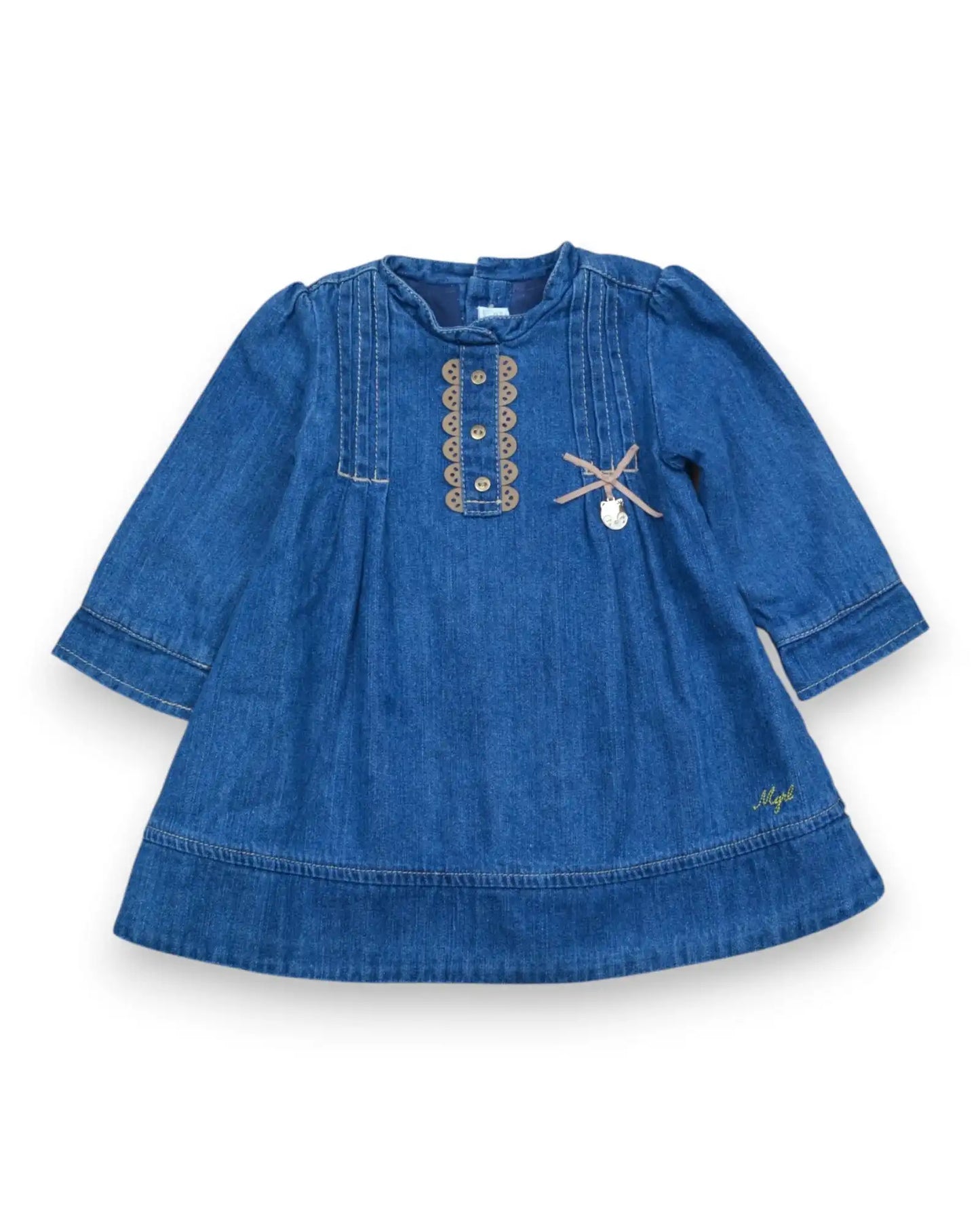 MAYORAL Denim Dress - 4-6 Months