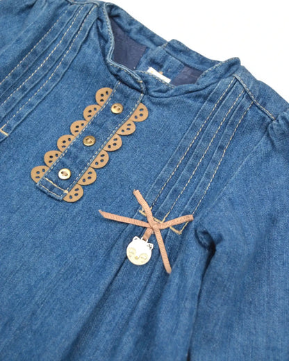 MAYORAL Denim Dress - 4-6 Months