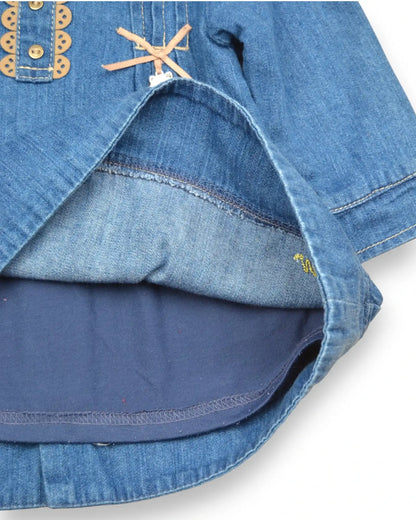 MAYORAL Denim Dress - 4-6 Months