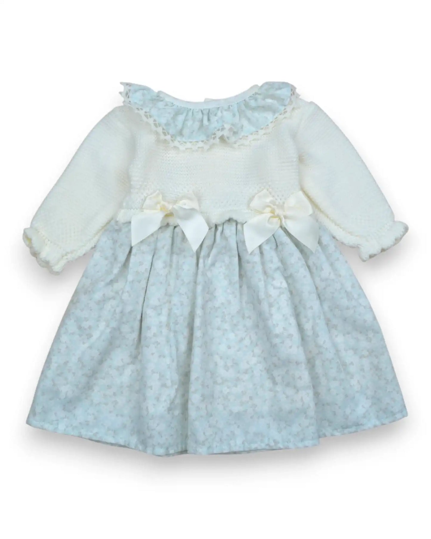 Vestido Malha Combinado - 6 Meses