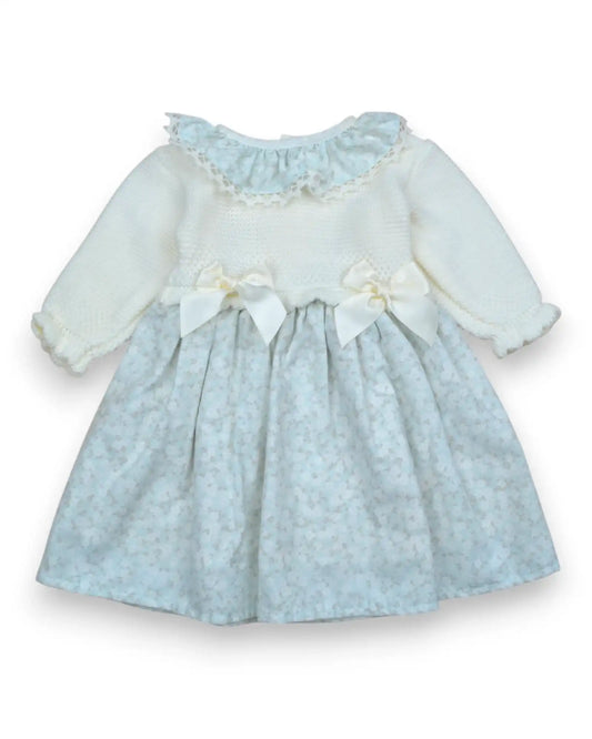 Vestido Malha Combinado - 6 Meses