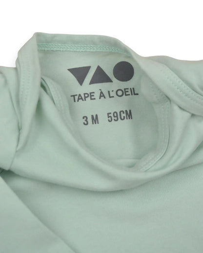 Green Bodysuit TAPE À L'OEIL - 3 Months