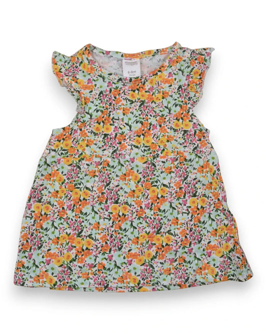Vestido Floral CODE - 6-9 Meses