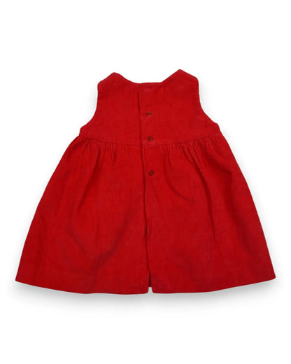 Red dress LANIDOR - 6-9 Months