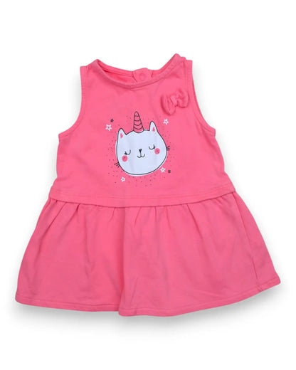 Vestido Rosa TEX - 9 Meses