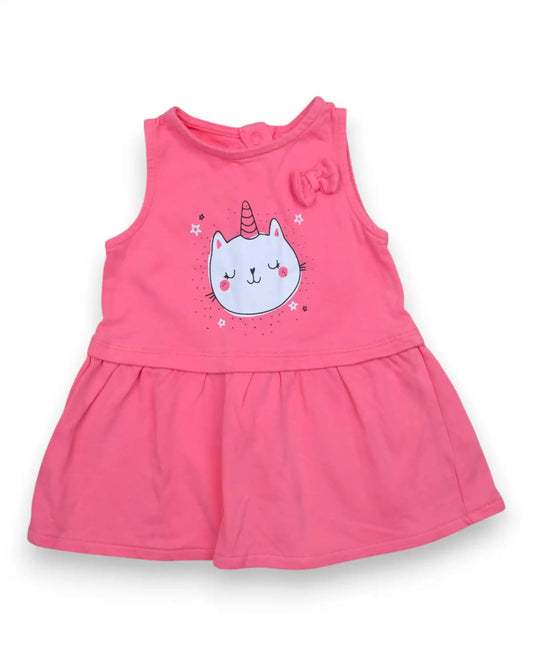 Vestido Rosa TEX - 9 Meses