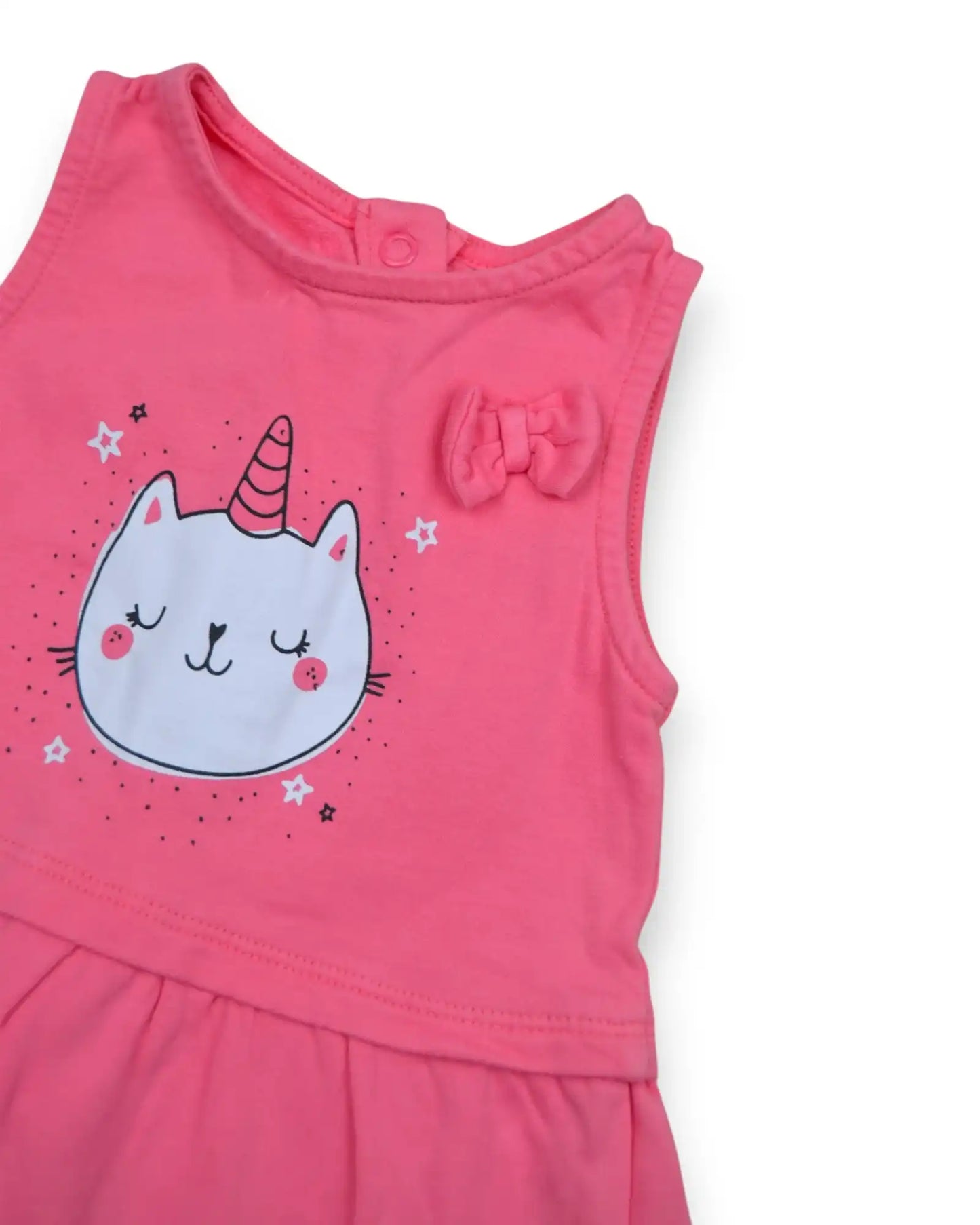 Vestido Rosa TEX - 9 Meses