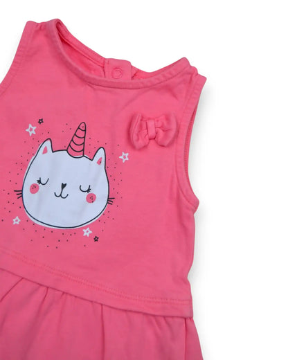 Vestido Rosa TEX - 9 Meses