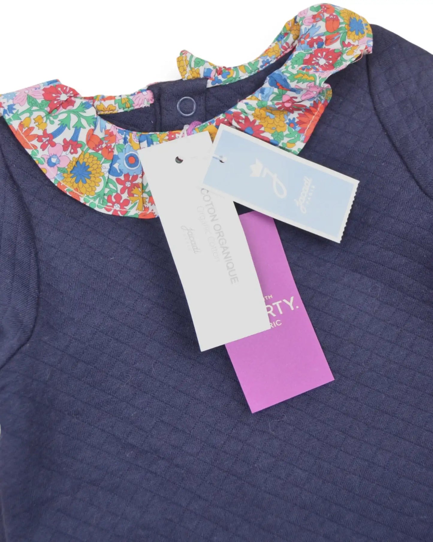 JACADI Organic Cotton Dress - 3 Months