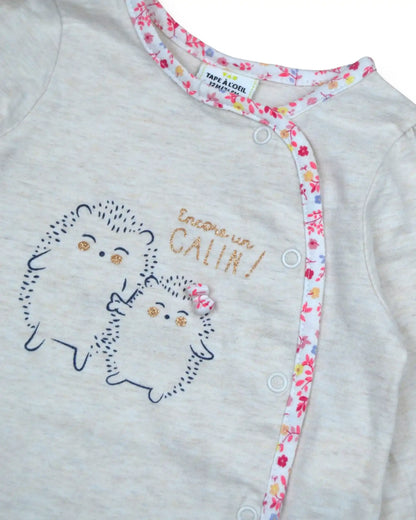 TAPE À L'OEIL Beige Babygrow - 12 Months