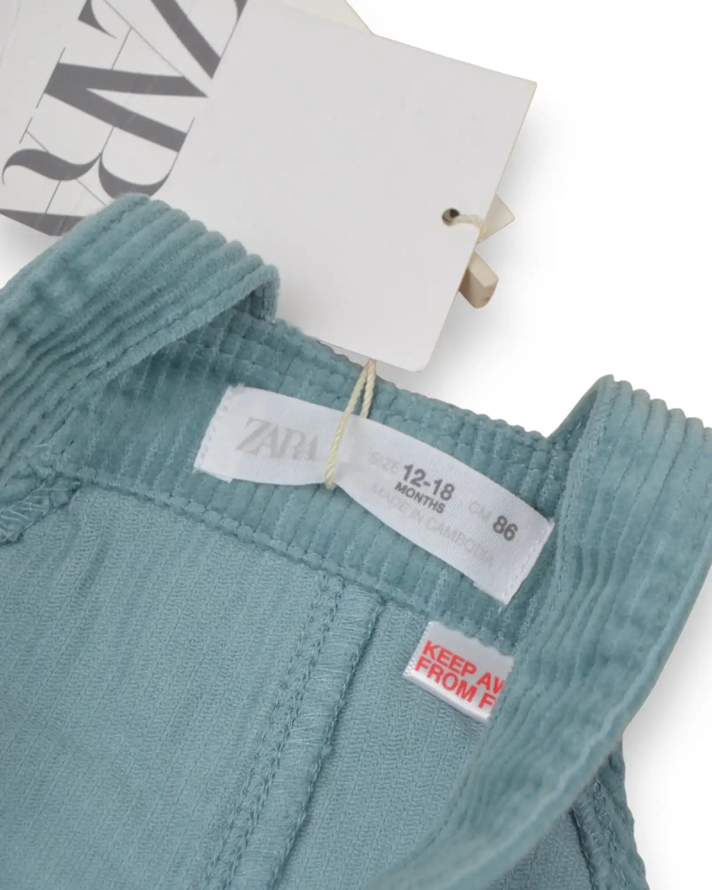 ZARA Corduroy Dress - 12-18 Months