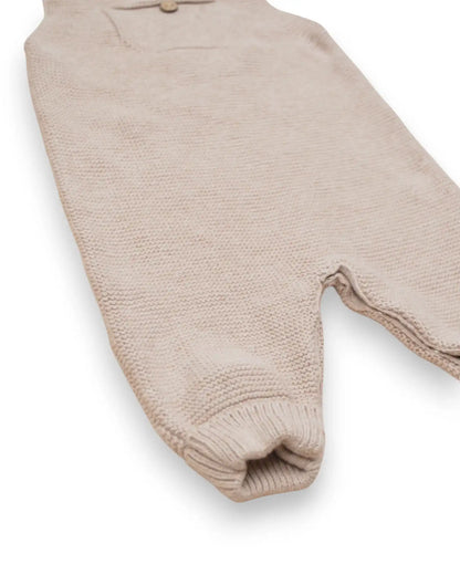 Dungarees Knit Beige PCS BABY - 3 Months