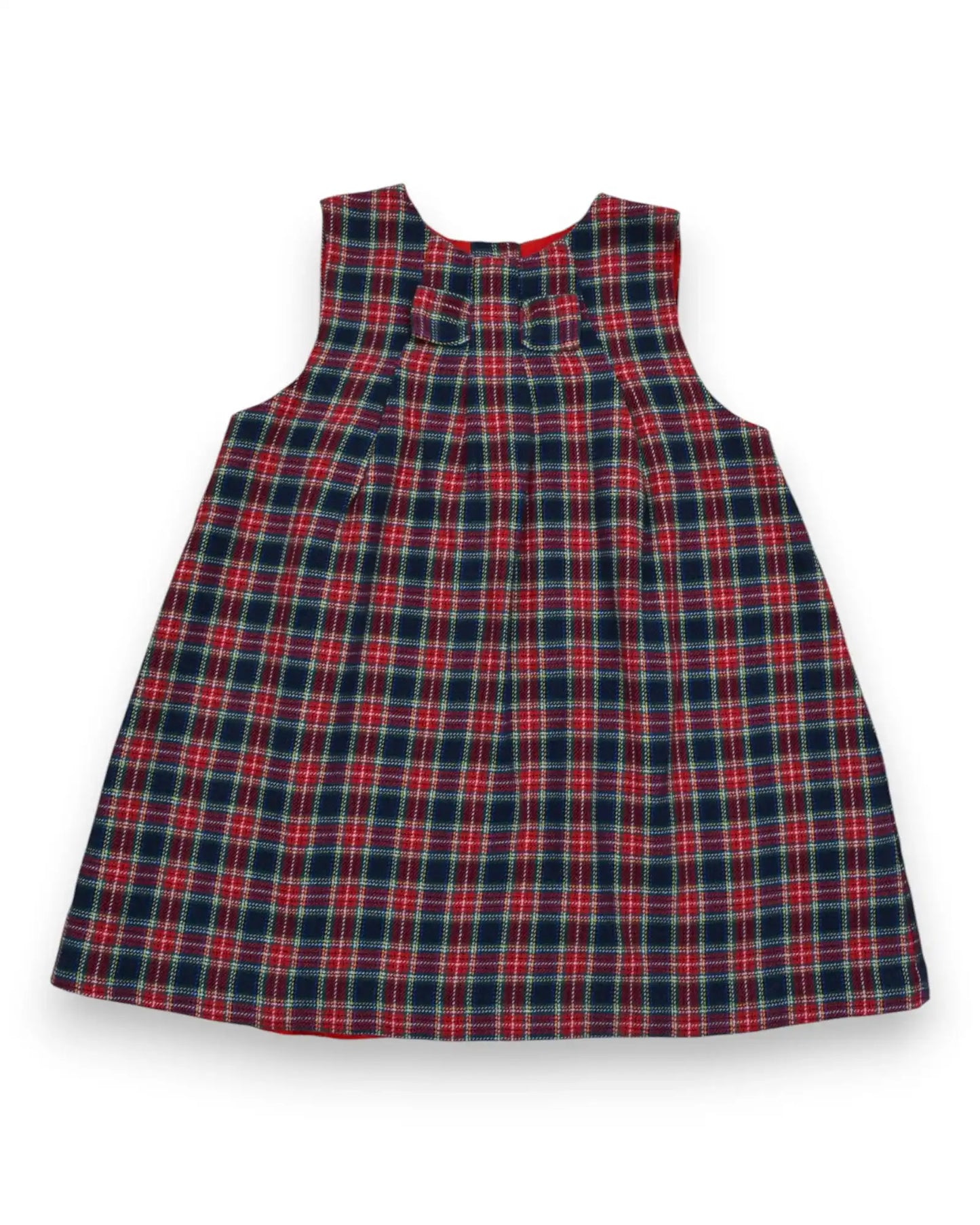 LANIDOR Plaid Dress - 12 Months