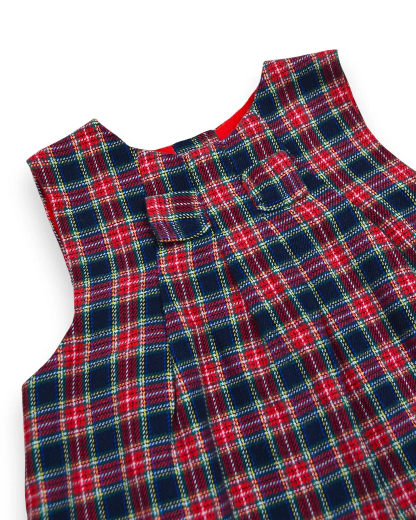 LANIDOR Plaid Dress - 12 Months