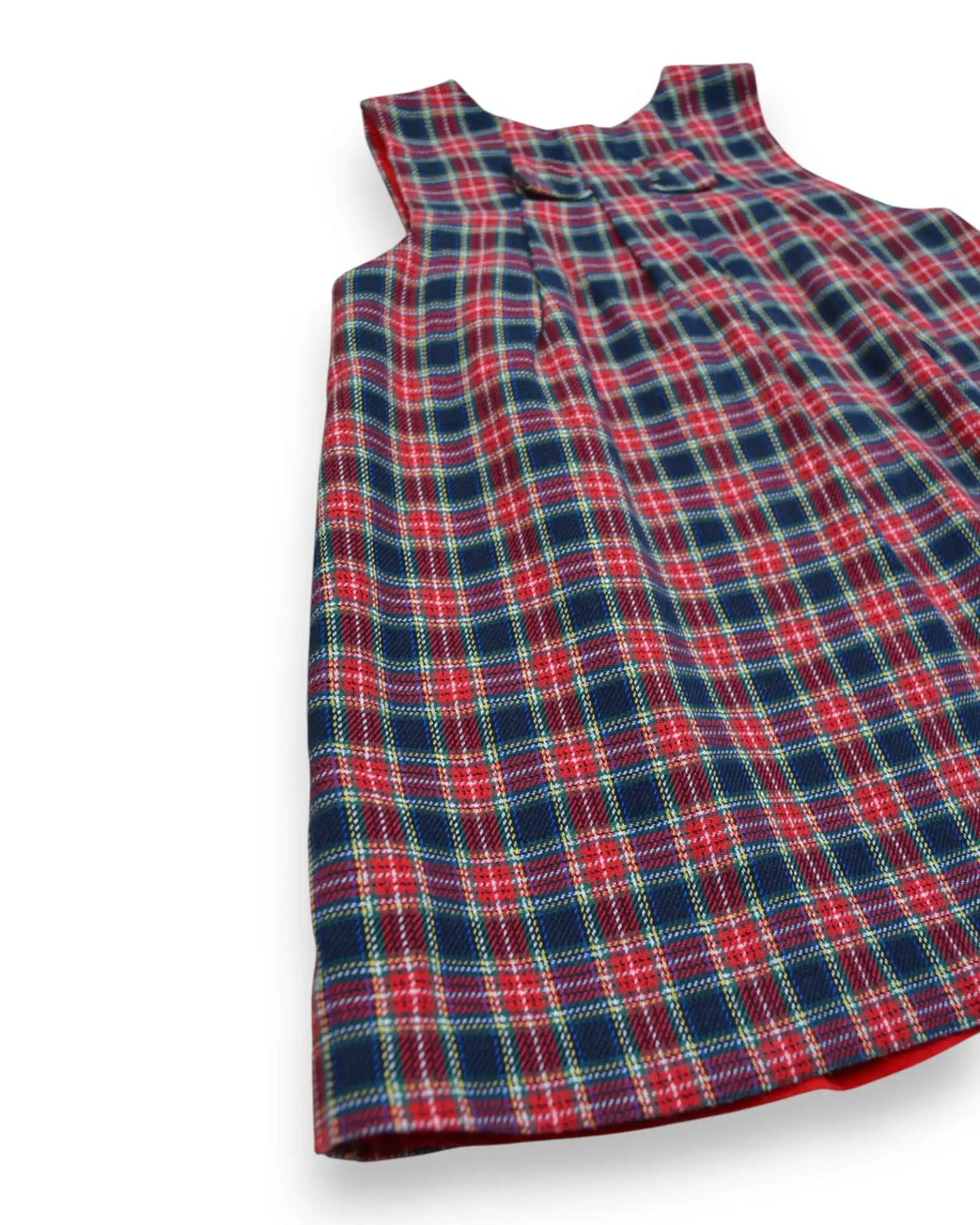 LANIDOR Plaid Dress - 12 Months