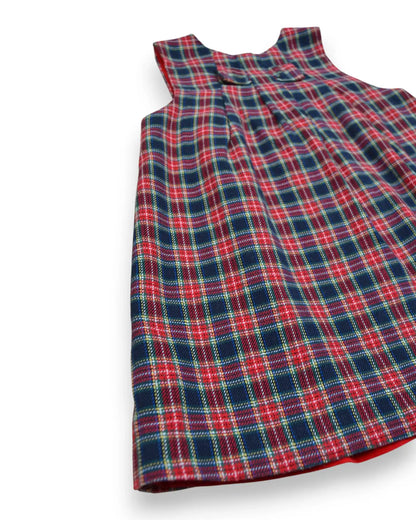 LANIDOR Plaid Dress - 12 Months