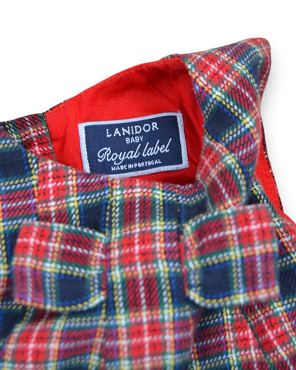 LANIDOR Plaid Dress - 12 Months