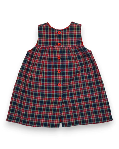 LANIDOR Plaid Dress - 12 Months