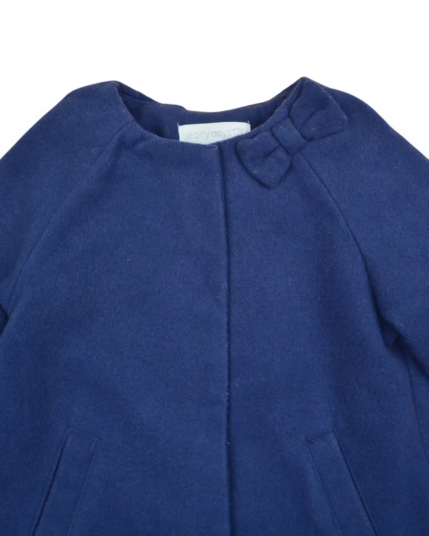 Blue Overcoat EARLY DAYS - 6-9 Months