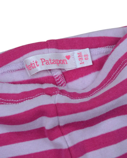 Leggings Riscas PETIT PATAPON - 1-3 Meses