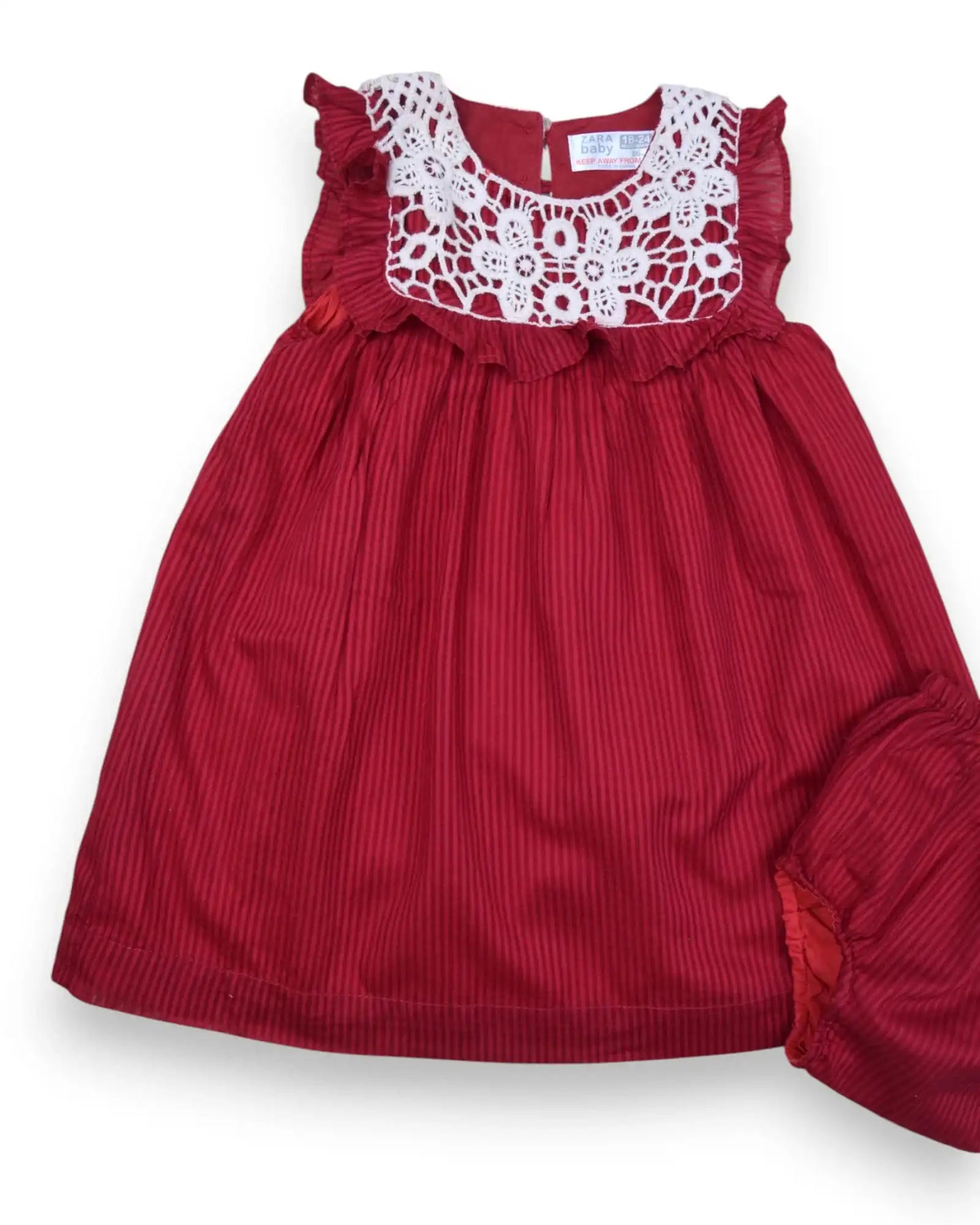 Conjunto Vestido e Tapa Fraldas ZARA - 18-24 Meses