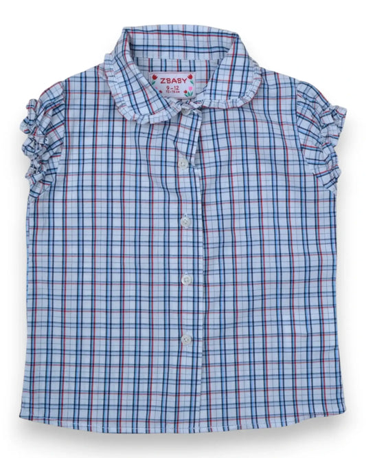 Blusa Xadrez ZIPPY - 9-12 Meses