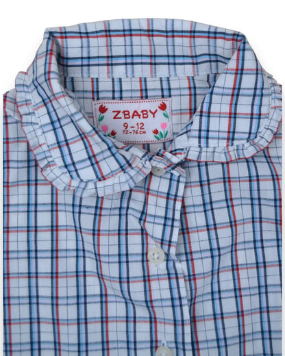 Blusa Xadrez ZIPPY - 9-12 Meses