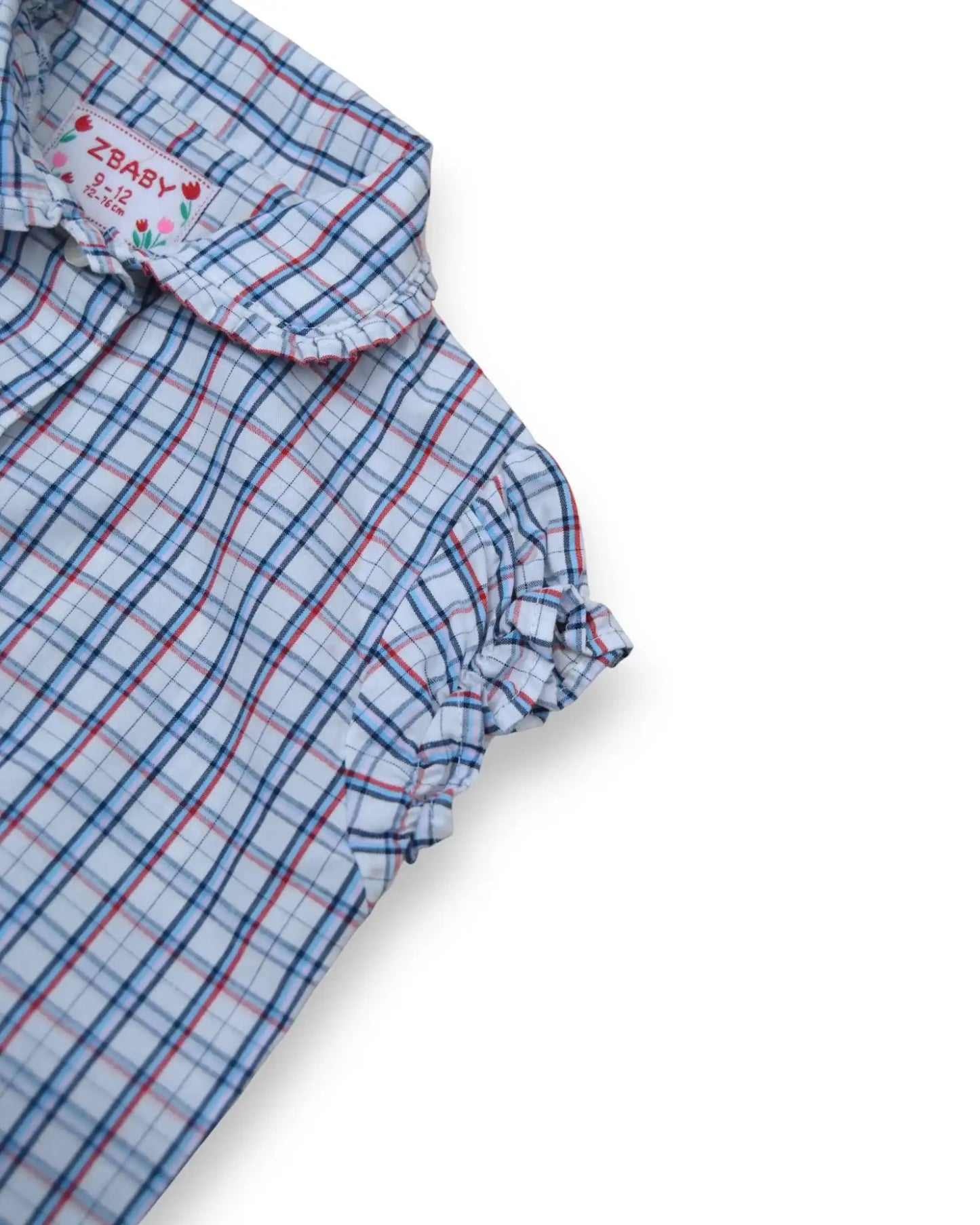Blusa Xadrez ZIPPY - 9-12 Meses