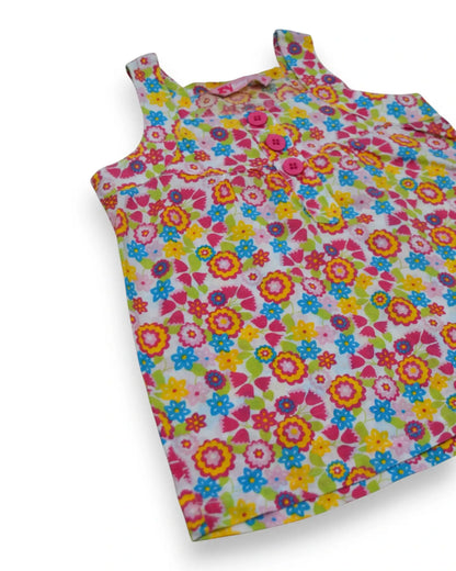 Vestido Floral ZIPPY - 12-18 Meses