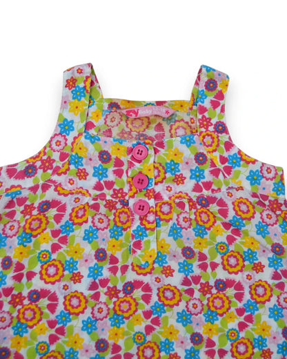 Vestido Floral ZIPPY - 12-18 Meses