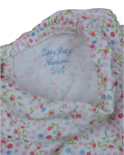 Blusa Floral ZIPPY - 1-3 Meses