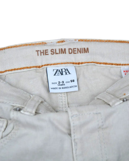 Calças Ganga Slim ZARA - 2-3 Anos
